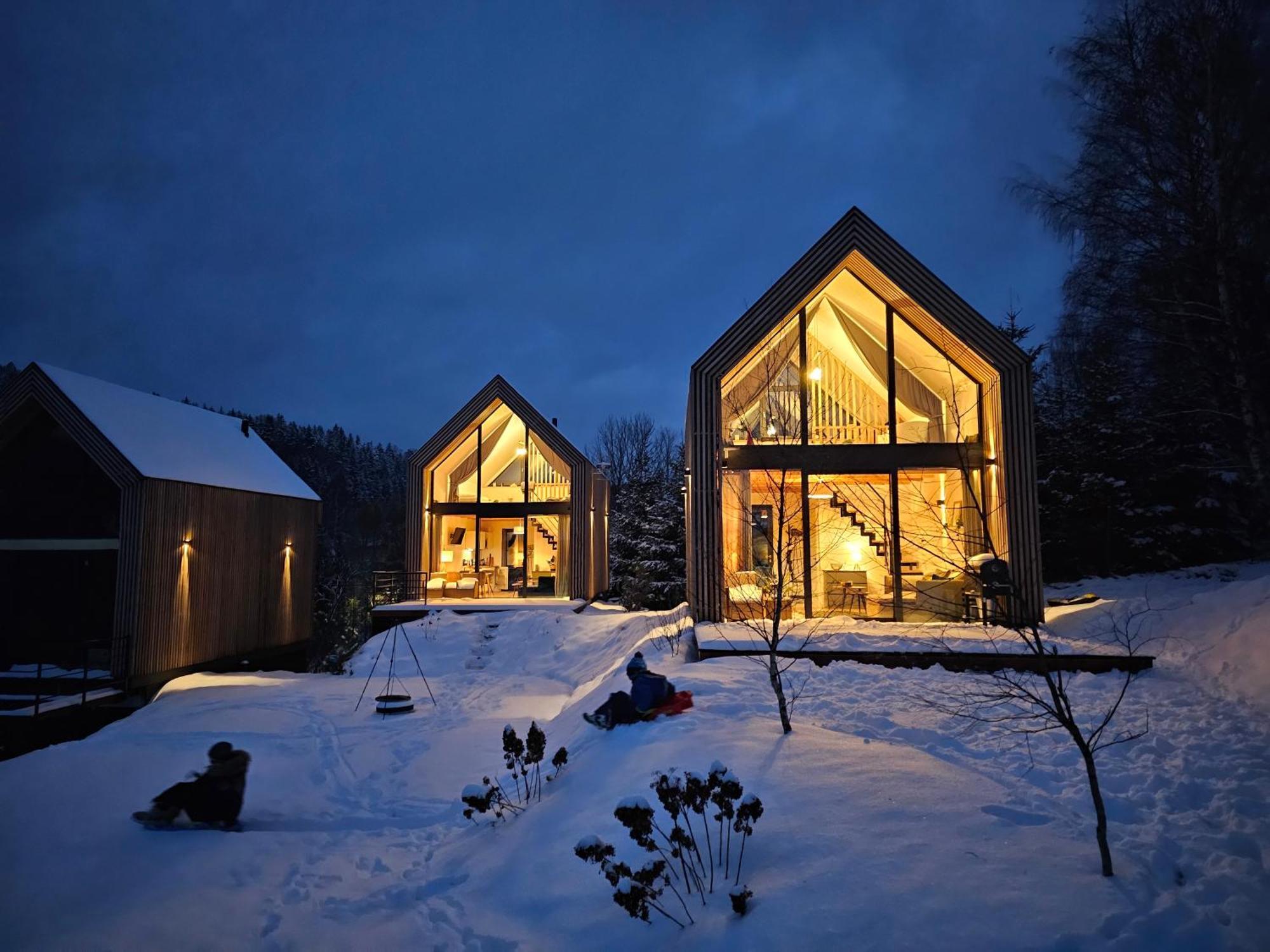 Domki Pod Lasem - Domek Sosnowy Строне-Слёнске Экстерьер фото